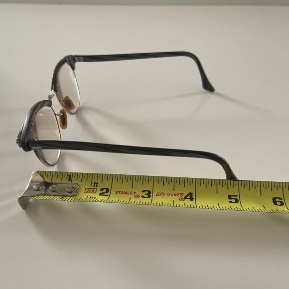 Vintage 50's Cat Eye Rhinestone FRAMES ONLY S/C 1/10 12k Gold Filled Glasses USA - Picture 9 of 16